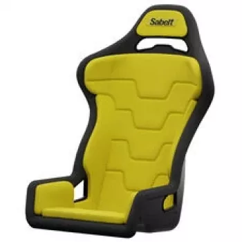 Asiento de simracing Sabelt SRS-1, carcasa de fibra de vidrio, acolchado - Racing Gelb