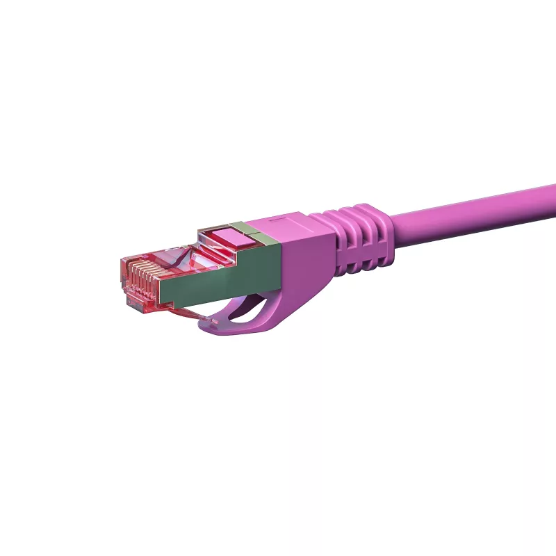 DSIT cable de instalación de red CAT 6 S/FTP LSOH 50m rosa