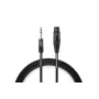 Warm Audio cable de conector hembra XLR a conector macho TRS de 6,35 mm Premium Series 0,9 m negro
