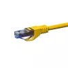 DSIT cable de red Ethernet CAT6a U/UTP 100% cobre, RJ45, 1m, amarillo