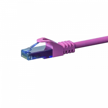 DSIT cable de red CAT6a 100% cobre - U/UTP - 1 metro - rosa (DC-U6A9-010)