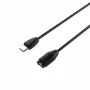 FIXED Cable de carga USB-C a Garmin 2m Negro - Forerunner Fenix Venu Vivoactive Instinct