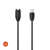 FIXED Cable de carga USB-C a Garmin 2m Negro - Forerunner Fenix Venu Vivoactive Instinct