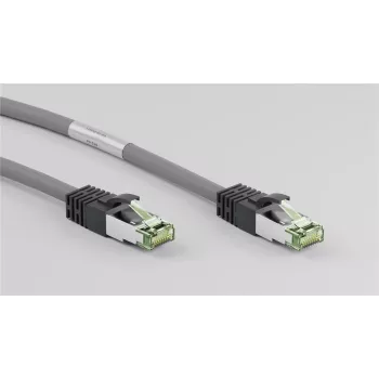 DSIT Cable de red RJ45 S/FTP PiMF CAT 8 Gris 1m
