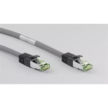 DSIT Cable de red RJ45 S/FTP PiMF CAT 8 Gris 0,25 m