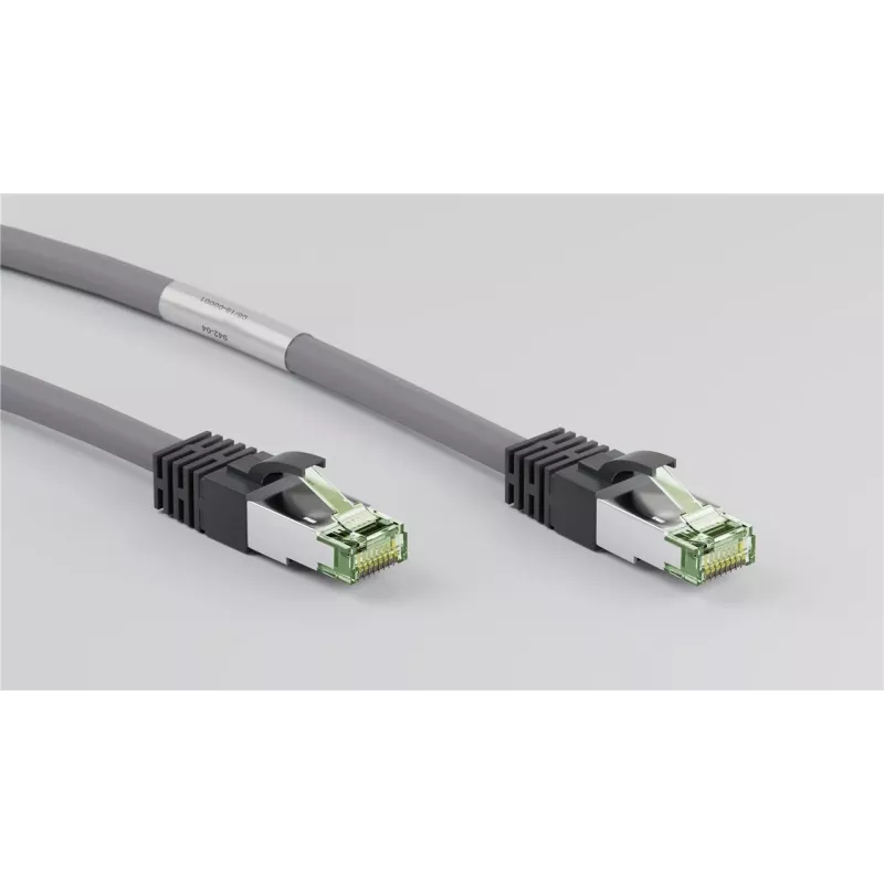 DSIT Cable de red RJ45 S/FTP PiMF CAT 8 Gris 0,25 m