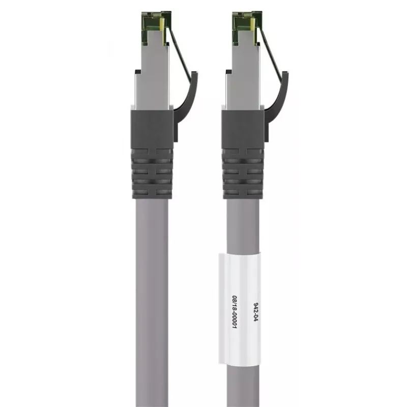 DSIT Cable de red RJ45 S/FTP PiMF CAT 8 Gris 0,25 m