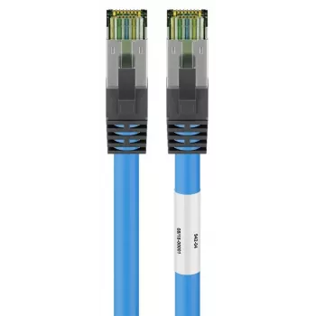 DSIT CAT 8 S/FTP PiMF Cable patch de red conector macho RJ45 a conector macho RJ45 Azul 2m