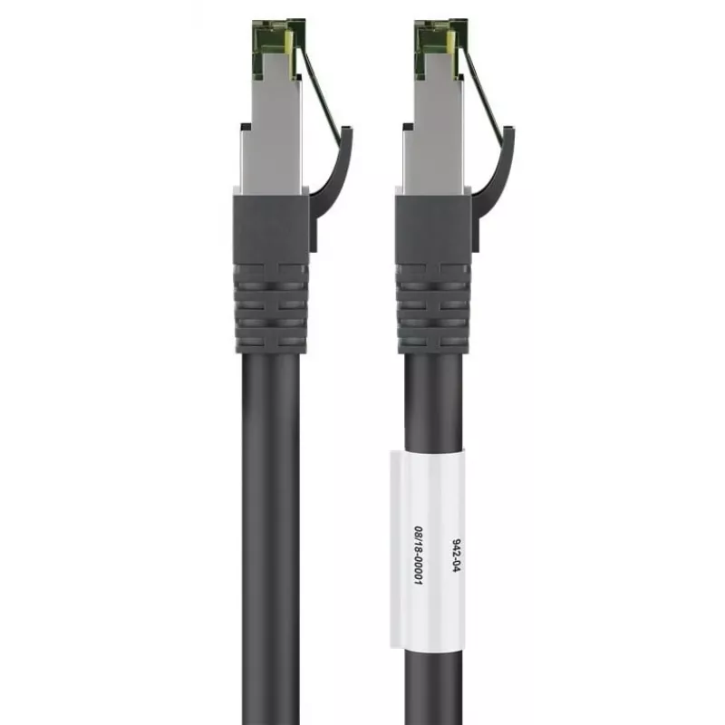 DSIT Cable de red RJ45 S/FTP PiMF CAT 8 Negro 5m