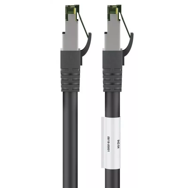 DSIT Cable de red RJ45 S/FTP PiMF CAT 8 Negro 3m