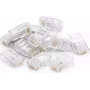 DSIT DANICOM UTP RJ45 CAT6 Conector de red pass through para cables flexibles - 10 uds. (DC-RJ45-UTP6-PT-10PCE)