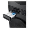 LG ELECTRONICS WashTower WT1210BBF (WiFi) 12kg/10kg lavadora-secadora con AI DD™, Steam+ y ezDispense™ - Black Steel