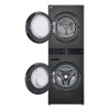 LG ELECTRONICS WashTower WT1210BBF (WiFi) 12kg/10kg lavadora-secadora con AI DD™, Steam+ y ezDispense™ - Black Steel