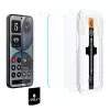 Protector de pantalla de cristal templado Spigen GLAS.tR EZ Fit Pro AC HD para Nothing Phone (4a), pack de 2, transparente