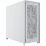 CORSAIR FRAME 5000D WORKSTATION caja de PC semitorre modular, E-ATX, 2x 200 mm + 1x 140 mm ventiladores, blanca (CC-9011331-WW)