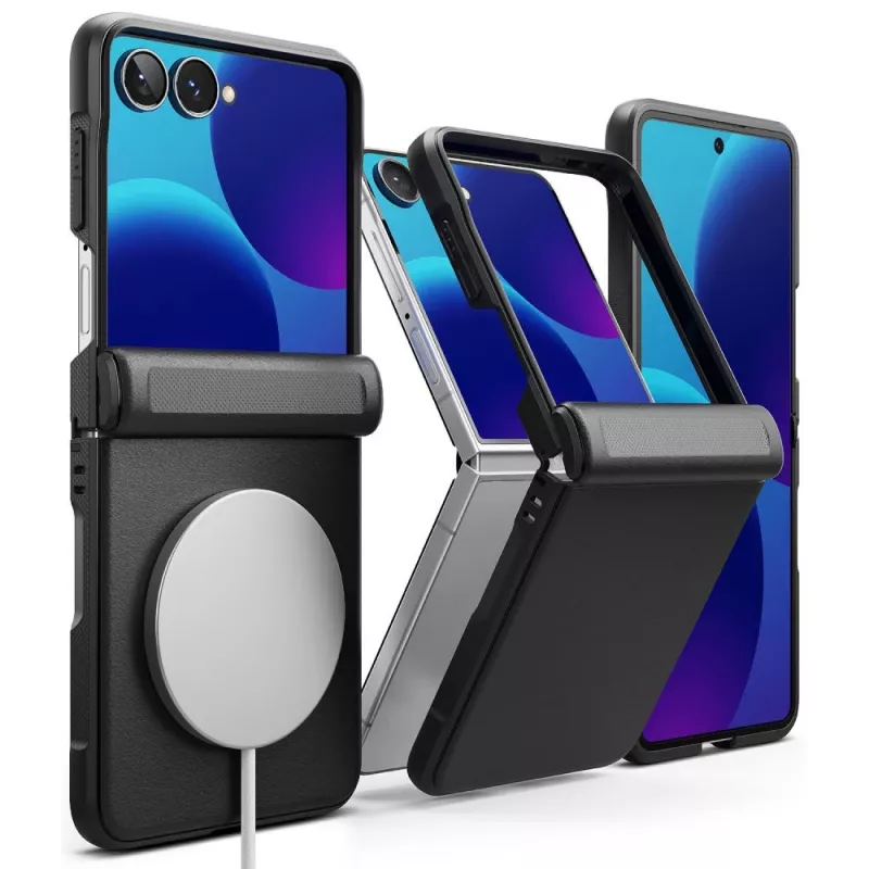 Funda Ringke Onyx Flap Magnetic MagSafe para Samsung Galaxy Z Flip 8 - Negra