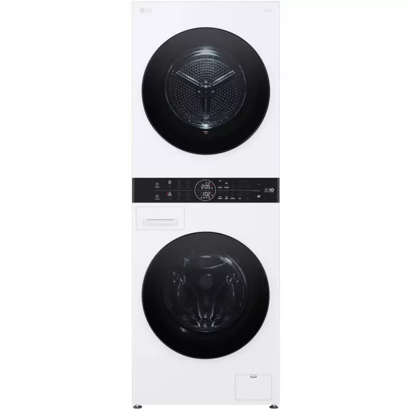 LG WashTower WT1210WWF lavadora-secadora 12kg con bomba de calor y WiFi, blanca