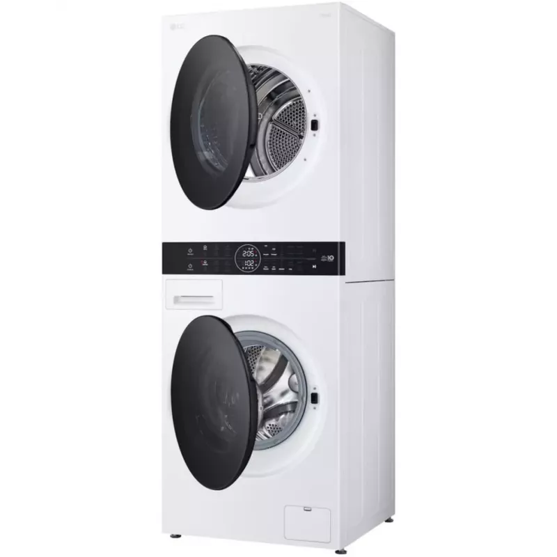 LG WashTower WT1210WWF lavadora-secadora 12kg con bomba de calor y WiFi, blanca