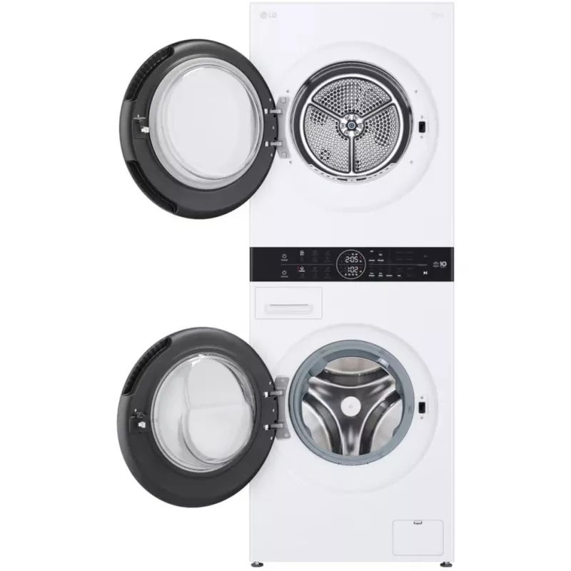 LG WashTower WT1210WWF lavadora-secadora 12kg con bomba de calor y WiFi, blanca