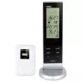 Alecto WS-1150 Estación meteorológica inalámbrica con sensor exterior, Negro/Plata
