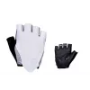 Author Lady Sport Gel guantes de ciclismo de mujer, dedos cortos, acolchado de gel, negro/blanco, talla M