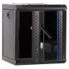 DSIT DS10-3304 armario servidor de pared 10 inch 4U con puerta de cristal, 312x310x264 mm, negro