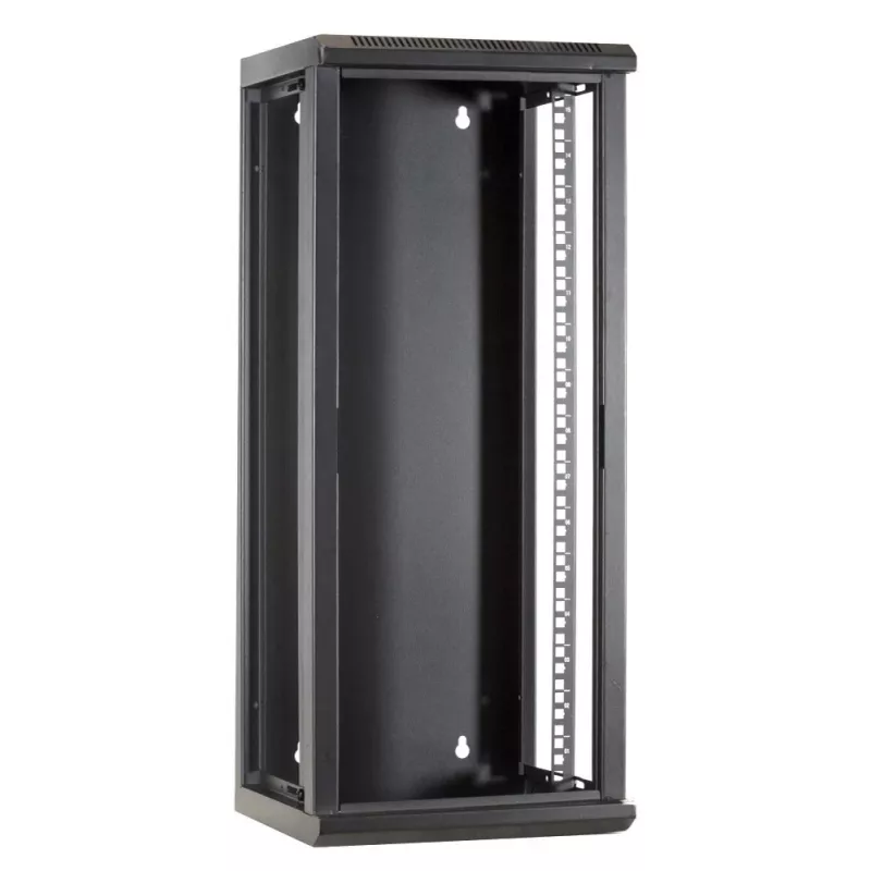 DSIT DS10-3315 armario rack de pared 15U 10 inch con puerta de cristal, 312x310x752 mm, negro