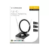 Vivanco VVTVANTSCIRCLE antena de interior DVB-T2/DAB+ plana con filtro 4G/5G, negra