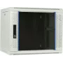 DSIT armario servidor de pared 9U con puerta de cristal, blanco, 600x450x500 mm