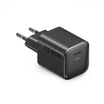 SBS cargador de pared USB-C PD 20W negro