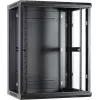 DSIT DS6415 armario servidor de pared 15U con puerta de cristal, 600x450x770 mm, negro