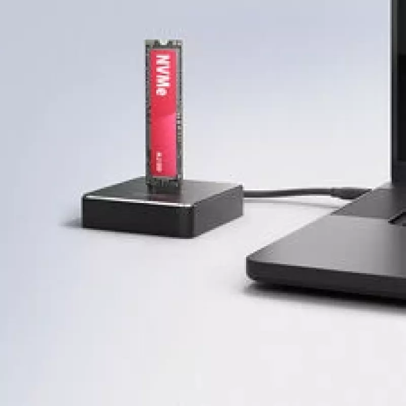 AXAGON ADSA-M2C11 USB-C 10Gbps base de acoplamiento para una SSD M.2-NVMe o SATA