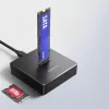 AXAGON ADSA-M2C11 USB-C 10Gbps base de acoplamiento para una SSD M.2-NVMe o SATA