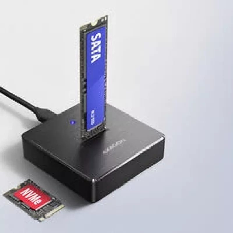 AXAGON ADSA-M2C11 USB-C 10Gbps base de acoplamiento para una SSD M.2-NVMe o SATA
