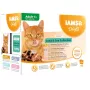 Comida húmeda para gatos EUKANUBA IAMS DELIGHTS Land & Sea Collection en salsa – 12 bolsas de 85g (salmón y bacalao, pollo y pavo, cordero y pimiento rojo)