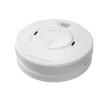 Detector de humo fotoeléctrico Alecto SDV10 con alimentación de red y batería de respaldo de 5 años