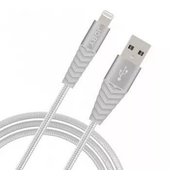 Joby cable de carga y sincronización Lightning, 1,2 m, plata (JB01814-BWW)