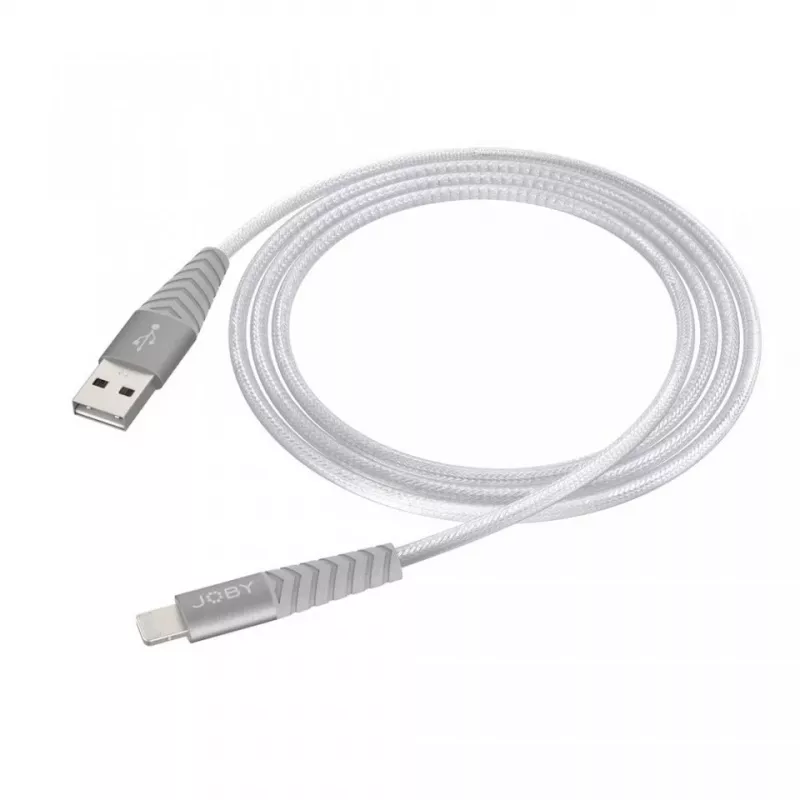 Joby cable de carga y sincronización Lightning, 1,2 m, plata (JB01814-BWW)