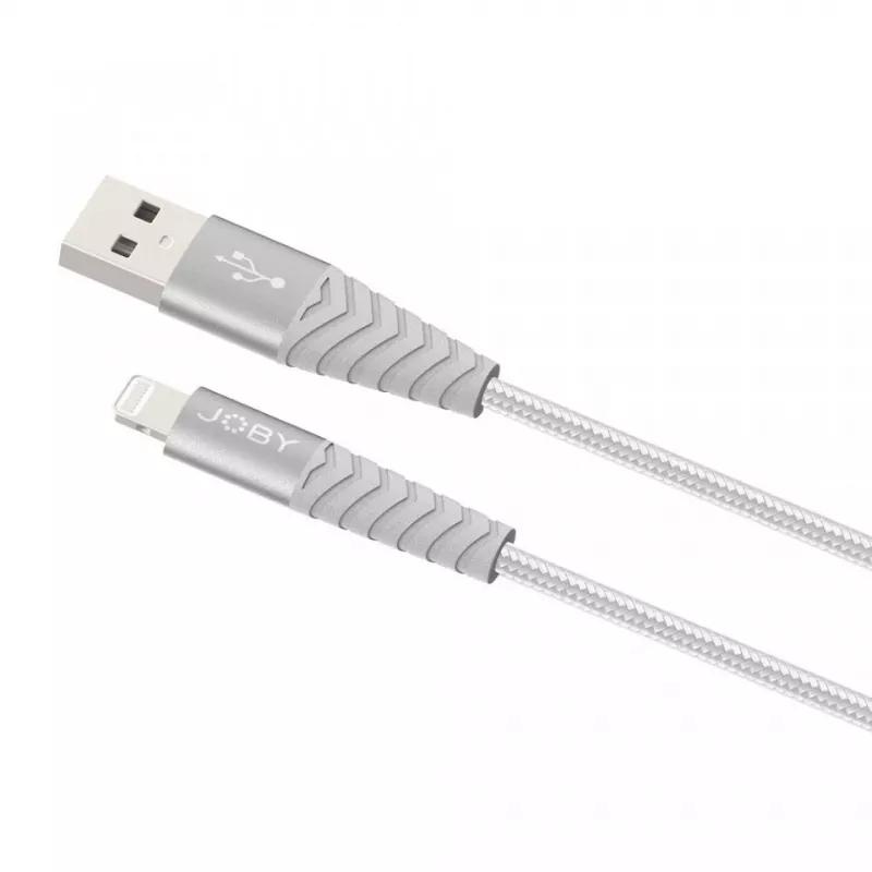 Joby cable de carga y sincronización Lightning, 1,2 m, plata (JB01814-BWW)
