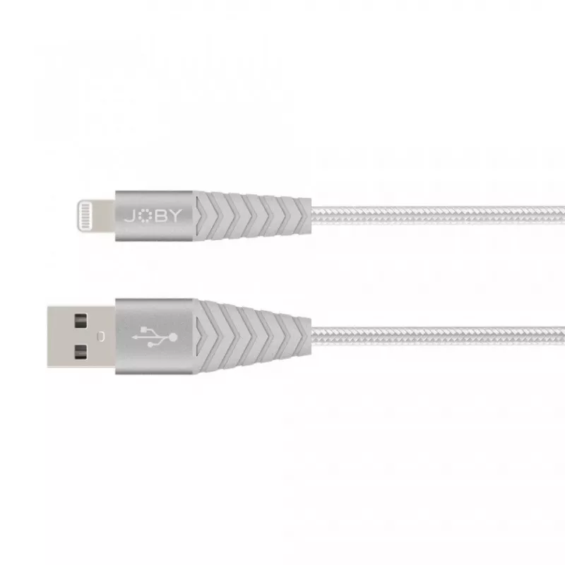 Joby cable de carga y sincronización Lightning, 1,2 m, plata (JB01814-BWW)