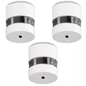 Alecto SD1020 3x mini detectores de humo con 10 años de duración de batería