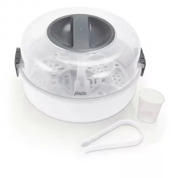 Esterilizador de biberones para microondas Alecto BW-04 blanco
