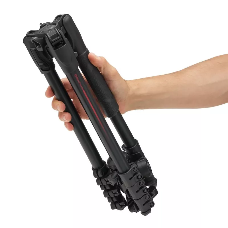 Trípode de aluminio Manfrotto Befree de 4 secciones con rótula 494 (MKBFRLA4FB-BH)