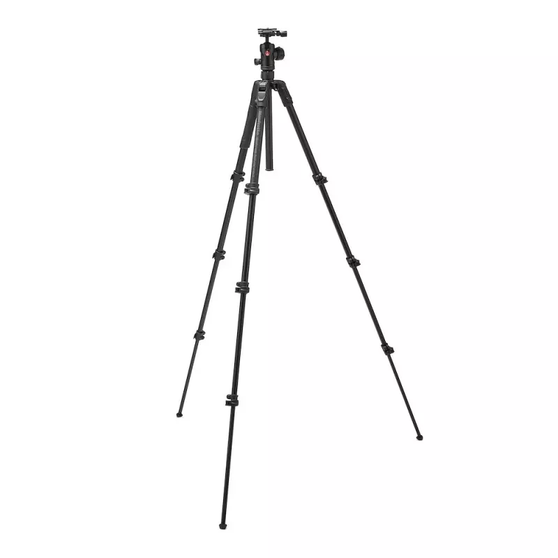 Trípode de aluminio Manfrotto Befree de 4 secciones con rótula 494 (MKBFRLA4FB-BH)
