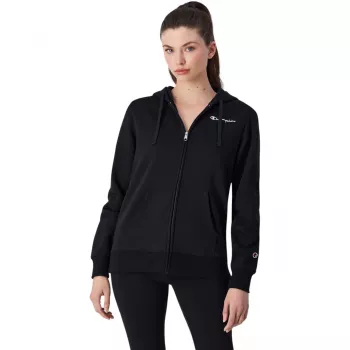 Sudadera con capucha y cremallera completa CHAPPI Champion negra XL