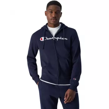 Sudadera con capucha y cremallera completa Champion CHAPPI para hombre azul marino 220255 BS501 talla S