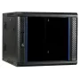 Armario de servidor reversible de montaje en pared DSIT DS6609-DOUBLE con puerta de cristal, 600 mm de ancho