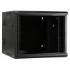 Armario de servidor reversible de montaje en pared DSIT DS6609-DOUBLE con puerta de cristal, 600 mm de ancho