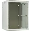 DSIT Armario servidor de pared 6U con puerta de cristal, blanco, 600x600x368 mm