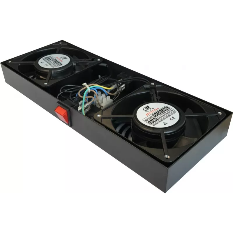 DS-IT Unidad de ventilador de pared con termostato para armarios de red (DS-FT-Wall)